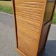 Art Deco filing cabinet with curtain 120 cm