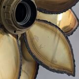 Paire appliques feuilles brutalistes