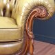 Chesterfield club armchair in baroque style
