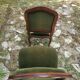 Two empire velvet chairs