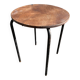 Wooden and metal workshop stool