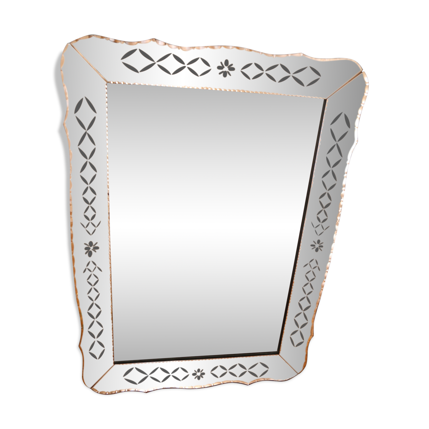 Mirror pop years 60/70, antique, art deco 70x100cm