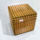 Mid-Century Modern Italian Wooden Cube Lamp, 1960s