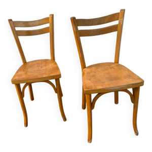 Duo chaises bistrot baumann