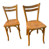 Two Baumann bistro chairs 56