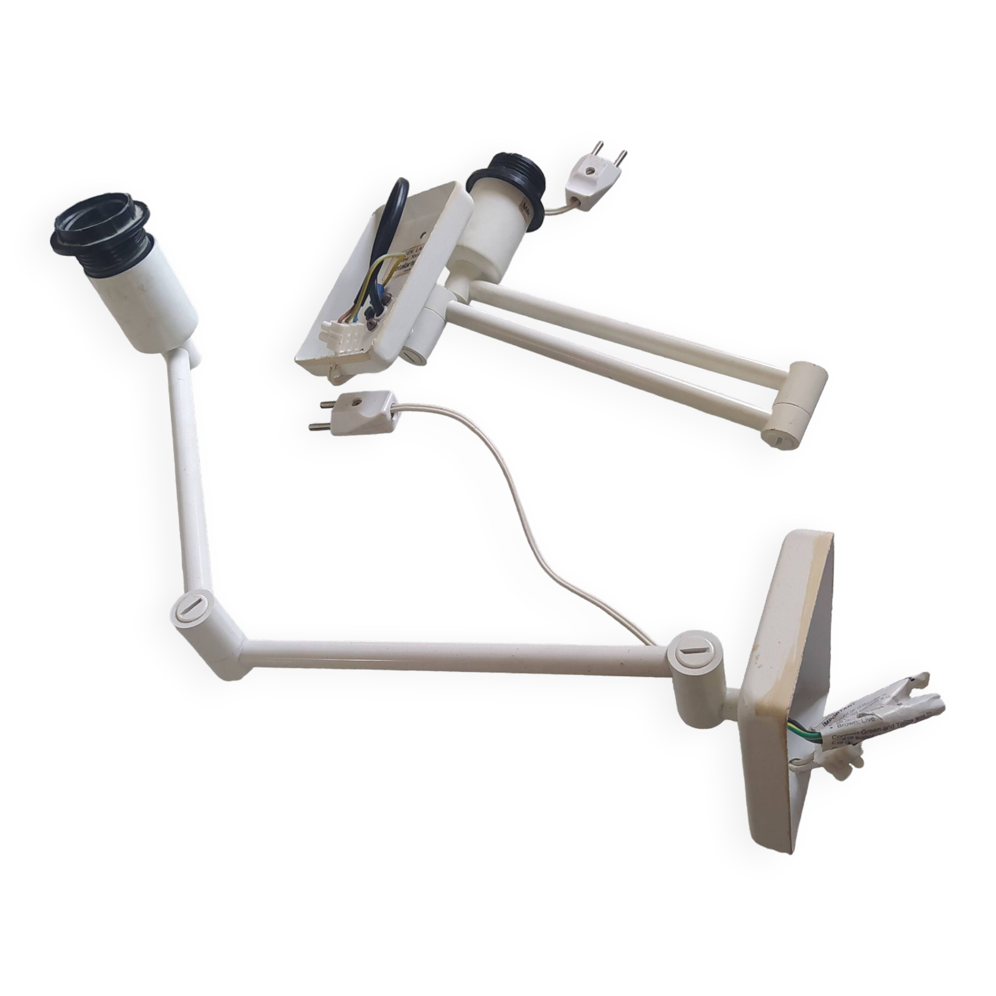 Pair of GH Hensen wall lights for Métalarte