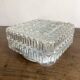 New Vintage Square Molded Glass Ceiling Light
