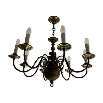 Antique bronze chandelier