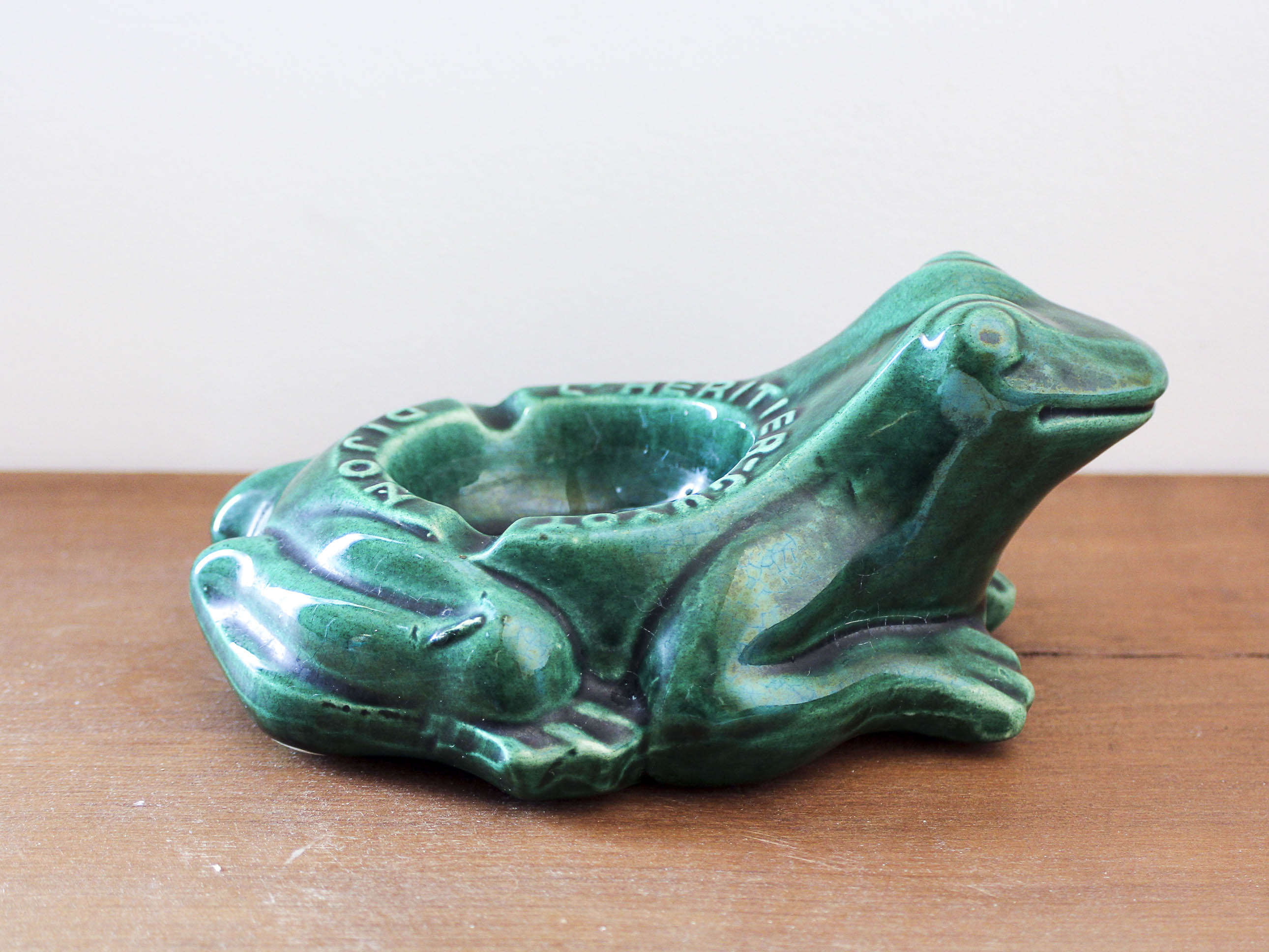 Frog ashtray L'Héritier Guyot 20cm
