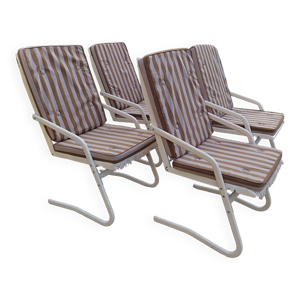 Fauteuils de jardin métallique