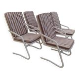 Vintage metal garden chairs