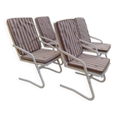 Fauteuils de jardin métallique vintage
