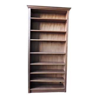 Open bookcase in vintage teak