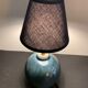 Virebent grey porcelain ball lamp foot
