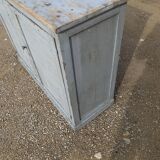 Blue patinated Parisian buffet