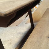 Table with period school bench