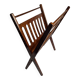 Folding teak magazine holder by Cees Braakman