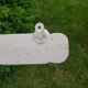 Old wall coat rack with linen patina