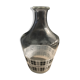 Black vichy pattern bistro water decanter