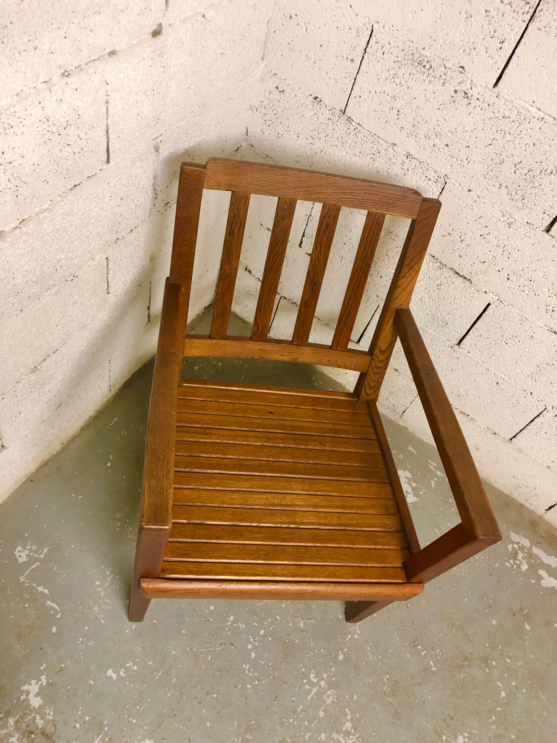 Reconstruction period armchair, René Gabriel style, 1950s