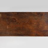 Rustic Spanish dining table, handmade in oak, 16th century