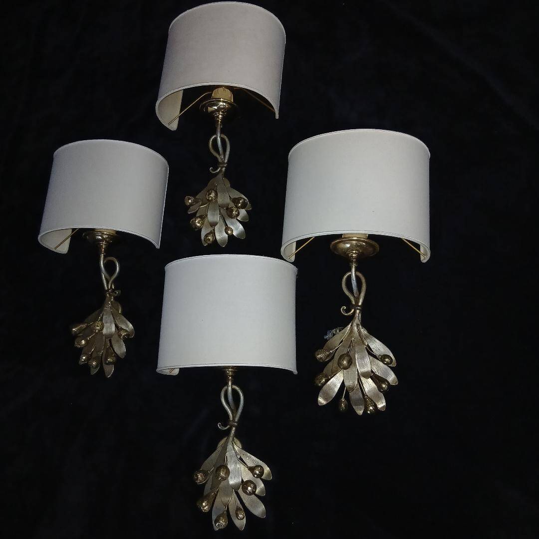 4 CIANI exclusive Italian design lamps, large and timeless wall lights