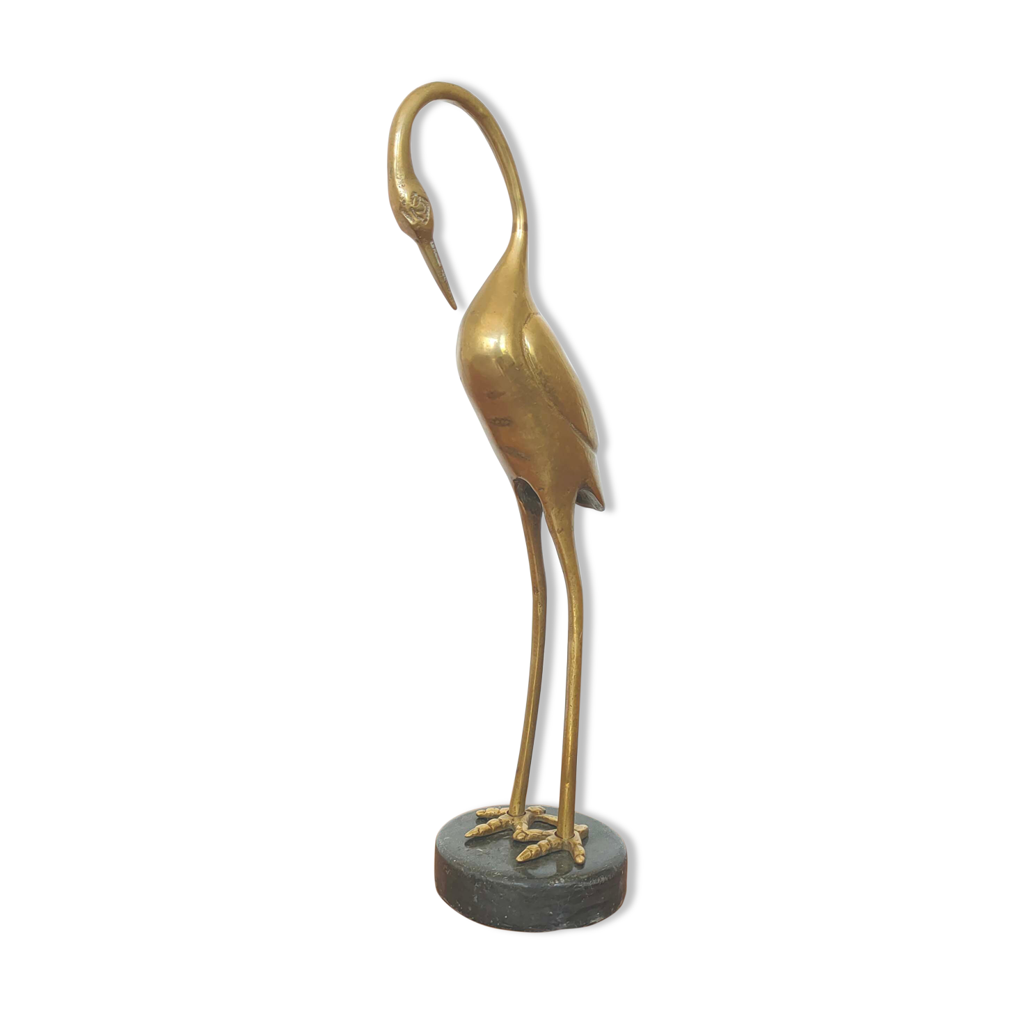 Brass heron