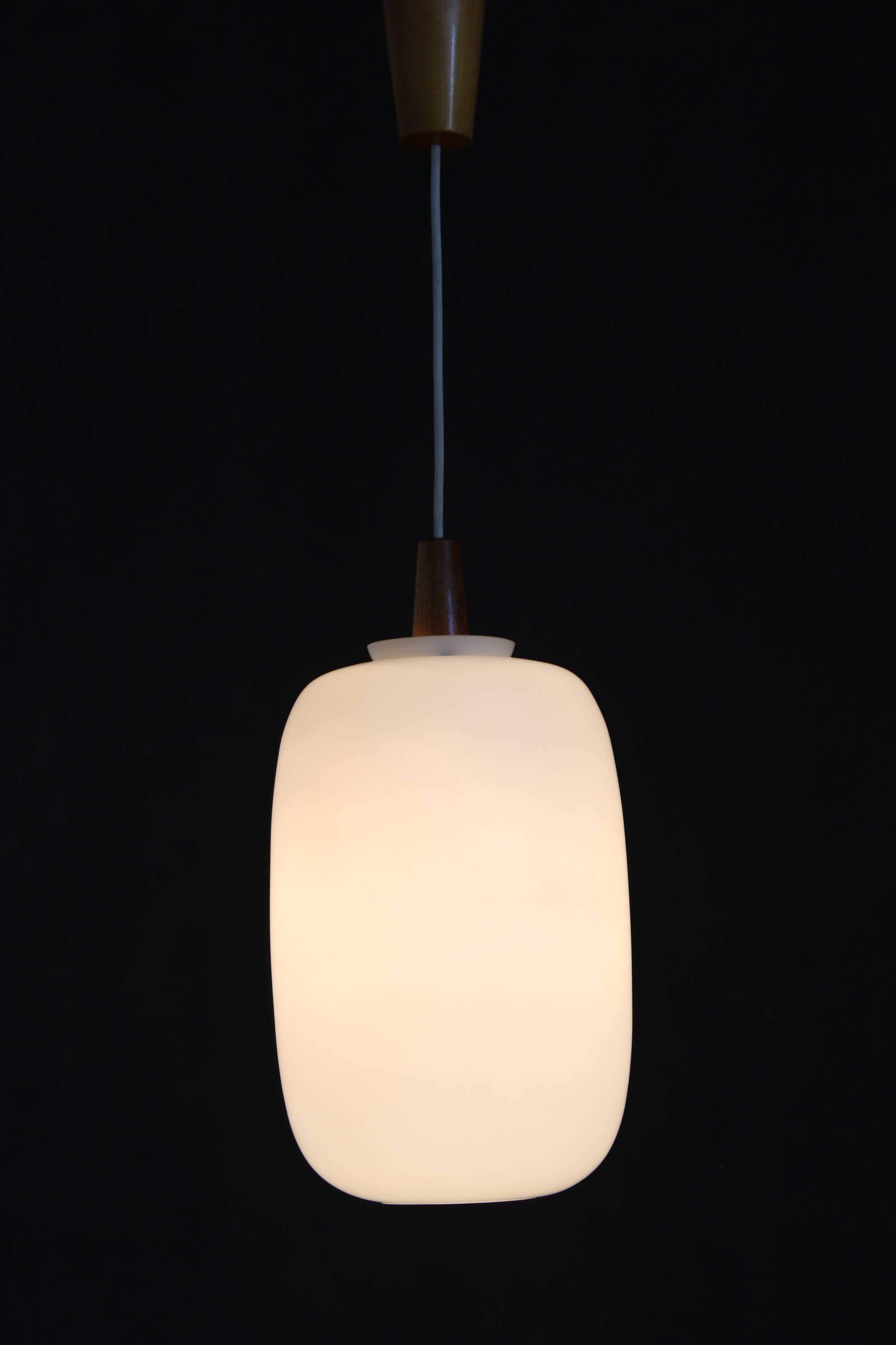 1970s uluv glass pendant, czechoslovakia