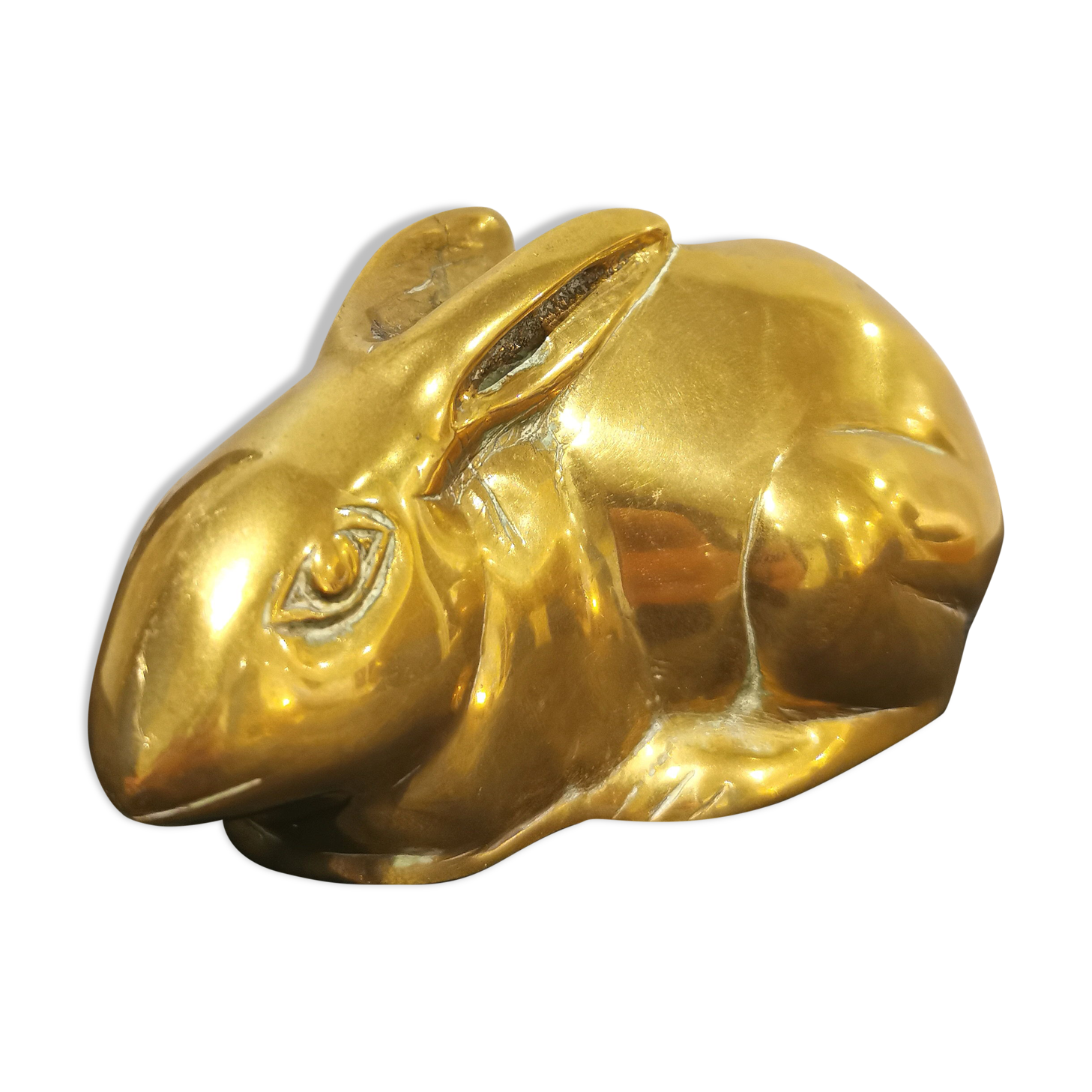 Lapin en laiton