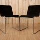 Série 4 chaises design Italien