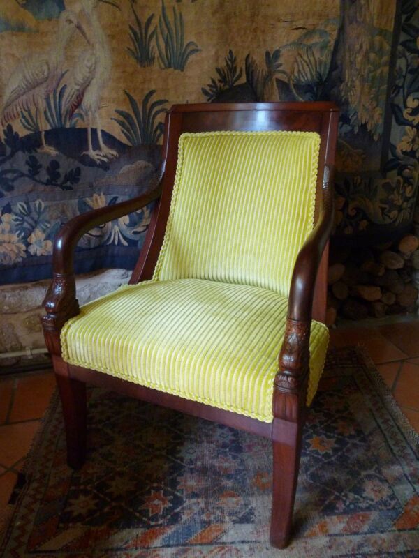 Fauteuil Gondole époque Empire