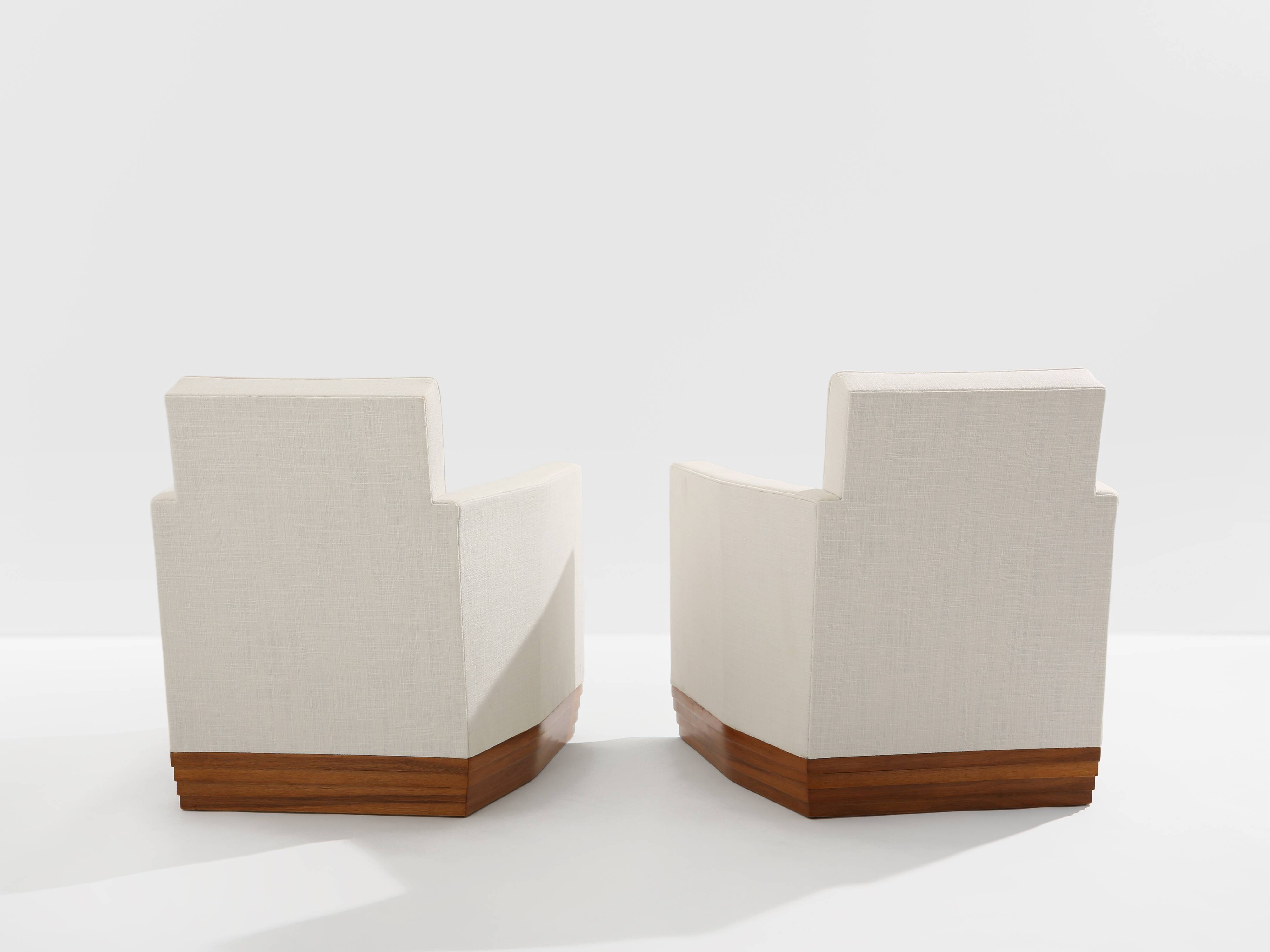 Paire de fauteuils D.I.M. René Joubert & Philippe 1930