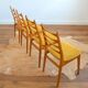Suite de 4 chaises scandinave 1960s