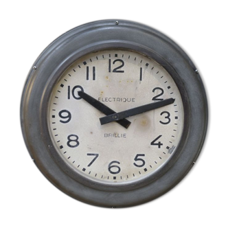 Brilliant electric industrial clock 1950