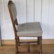 4 upholstered chairs in Henri II style