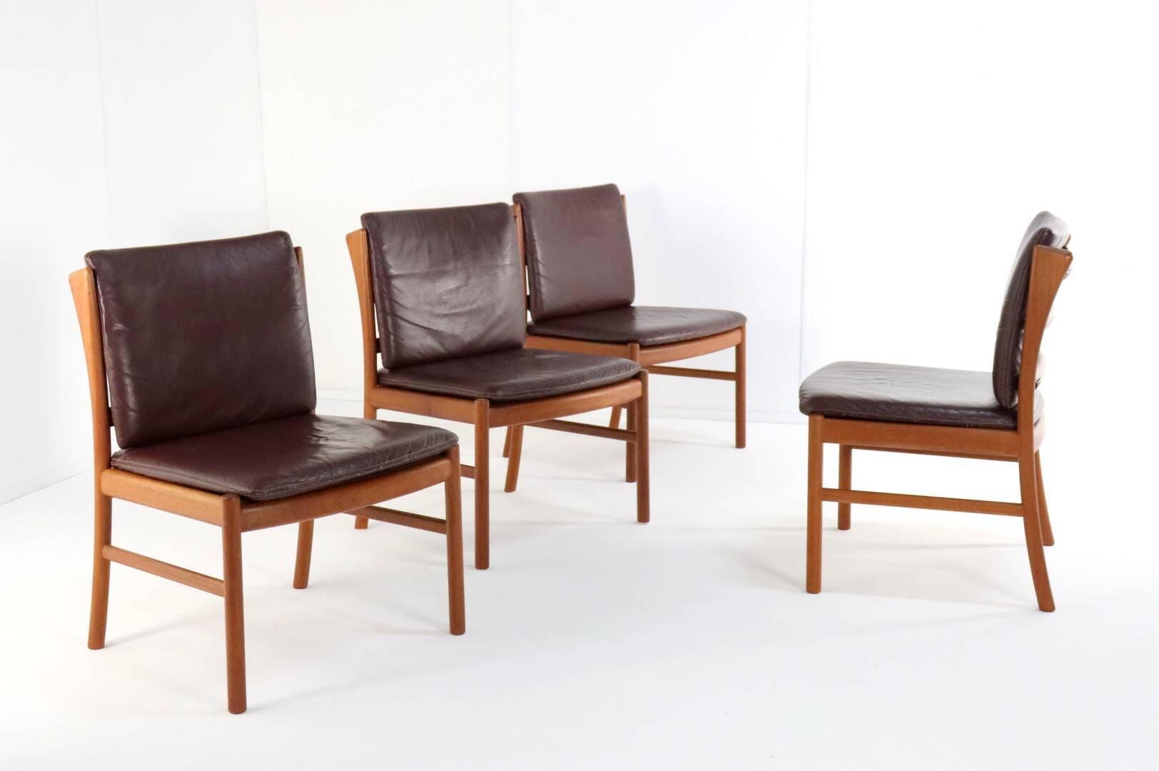 Ensemble de 4 chaises japonaise par Hita Kogei 'Nikko