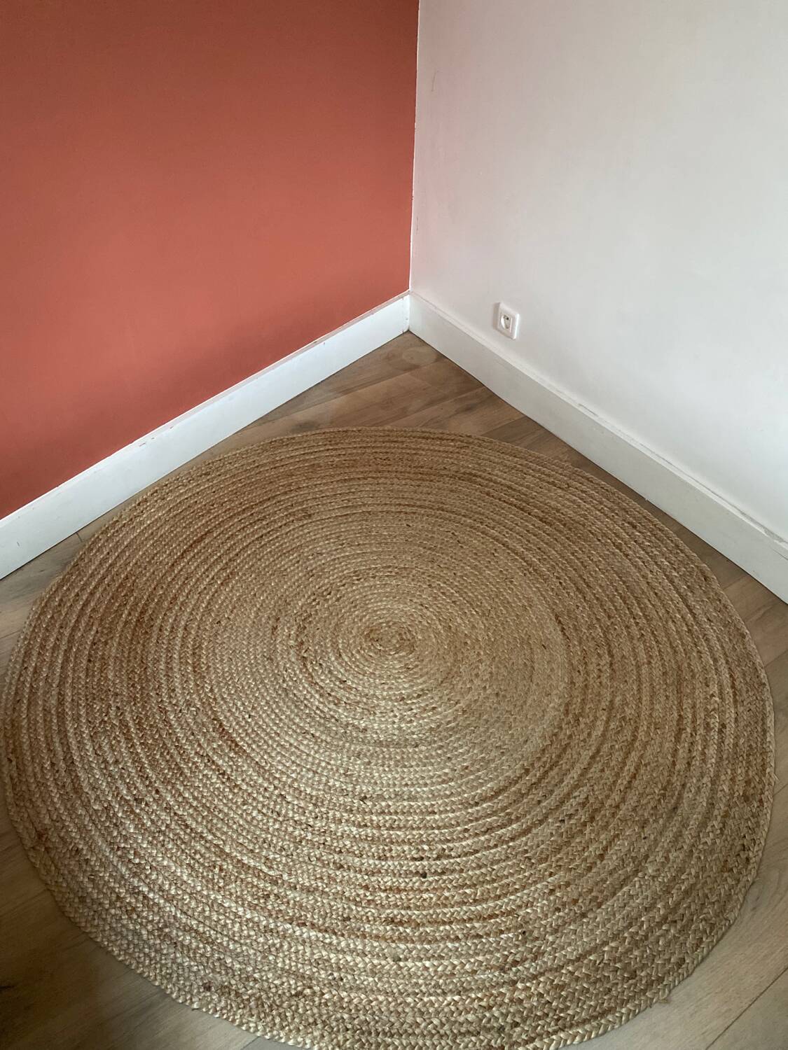 Round jute rug diameter 150cm