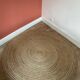 Round jute rug diameter 150cm
