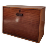 Mid Century Wall Mount Wood desk with formica writing surface
