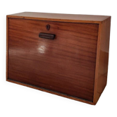 Mid Century Wall Mount Wood desk with formica writing surface