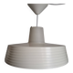 Rotaflex pendant lamp, space age, UFO-shaped, pressed plastic, 1960s.