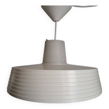 Lampe à suspension Rotaflex space age, forme d'ovni en plastique deels geperst, jaren 1960