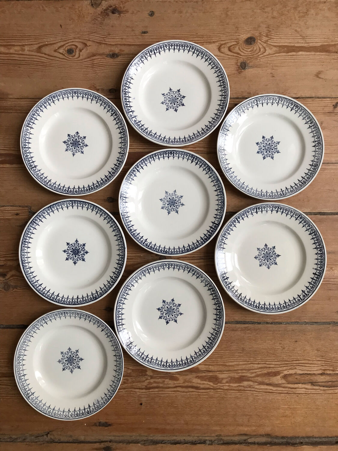 Series of 8 flat plates "PRIMAX"