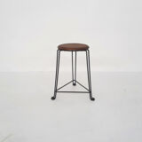 Tomado metal and wooden stool Model 550, The Netherlands