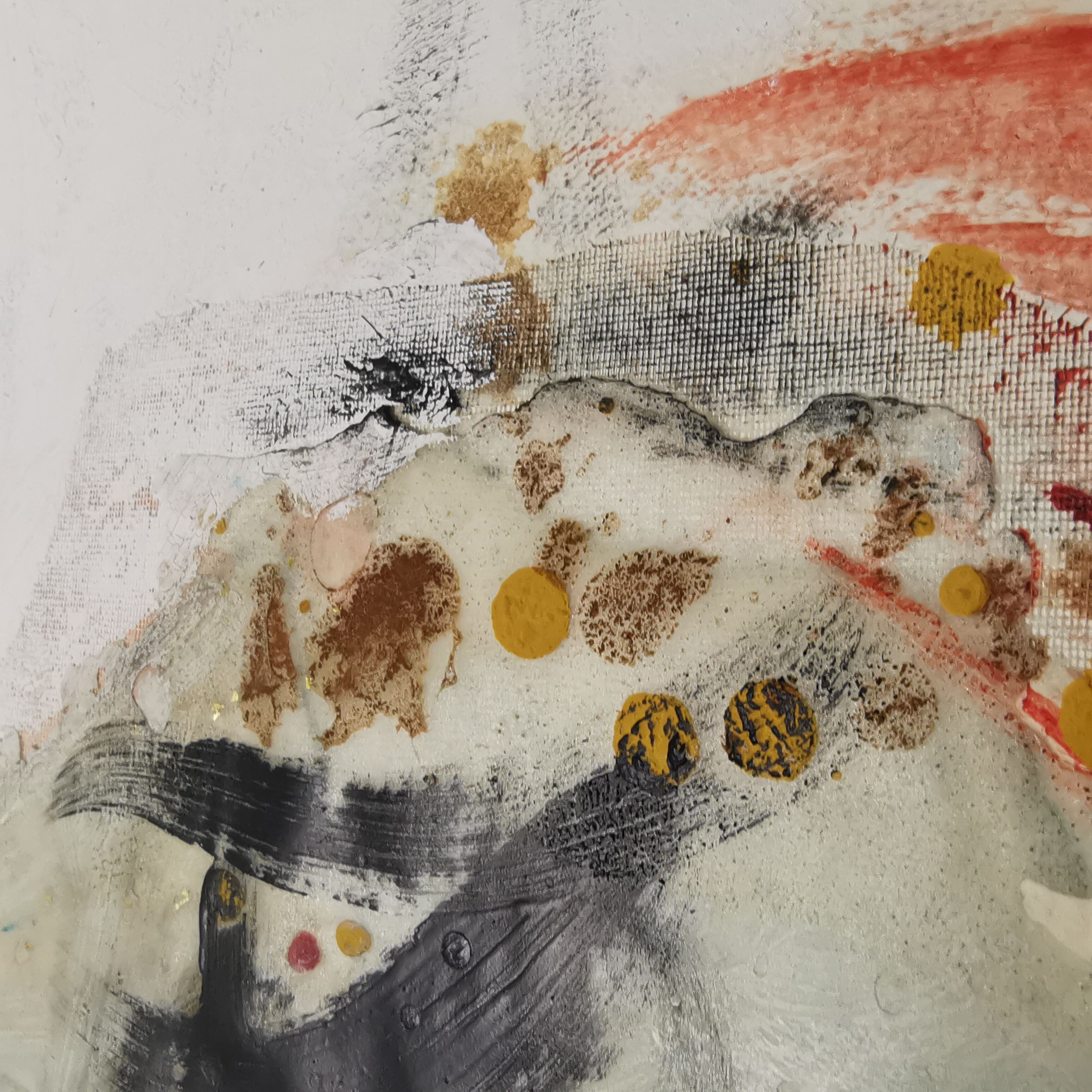 Pair of abstract paintings 60'