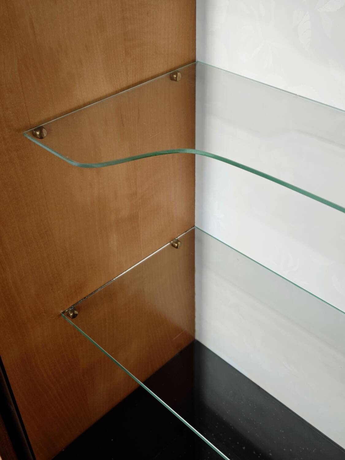 East German sideboard/glass cabinet from the 1960s