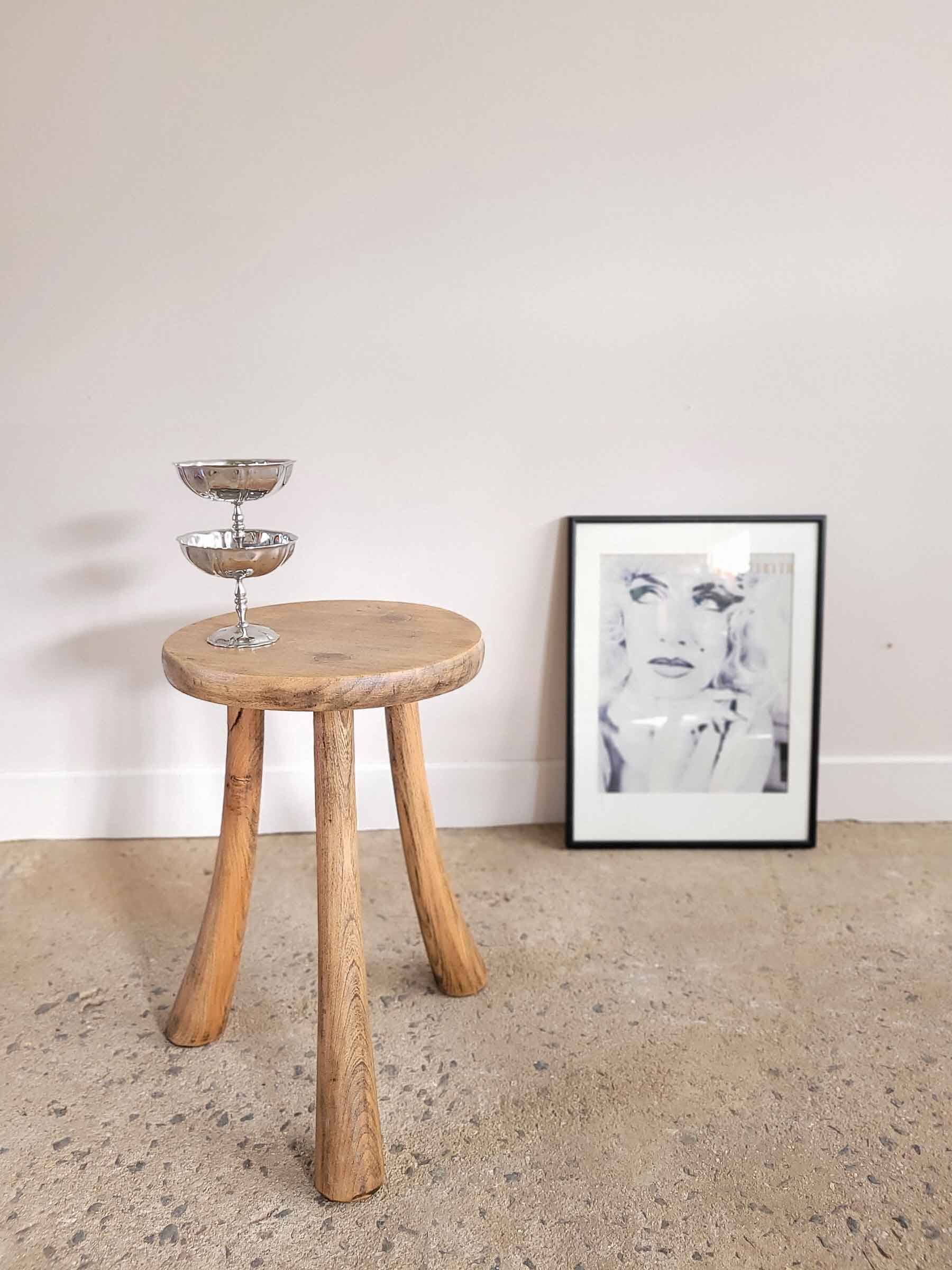 Small brutalist stool