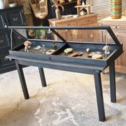 Antique display cabinet on legs