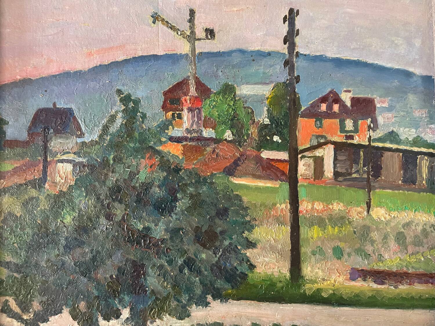 Swiss landscape painting 1951