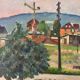 Tableau paysage Suisse 1951